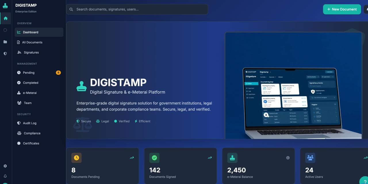 Digistamp – Tanda Tangan & Materai Elektronik