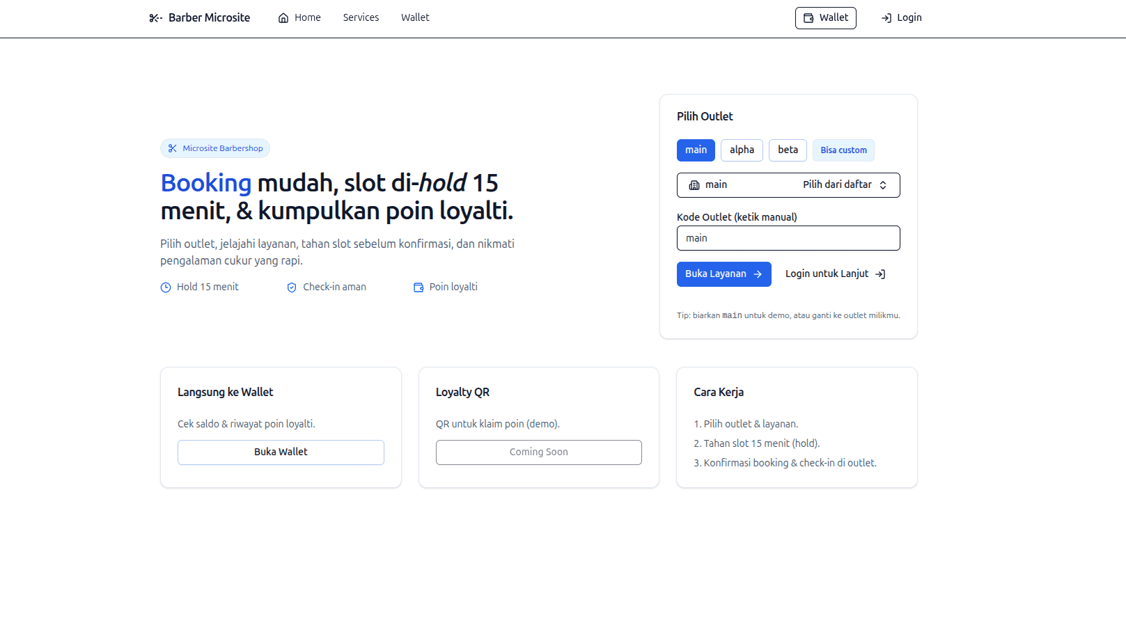 Kamuniti POS interface